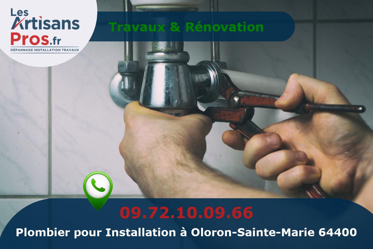 Installation de Plomberie Oloron-Sainte-Marie