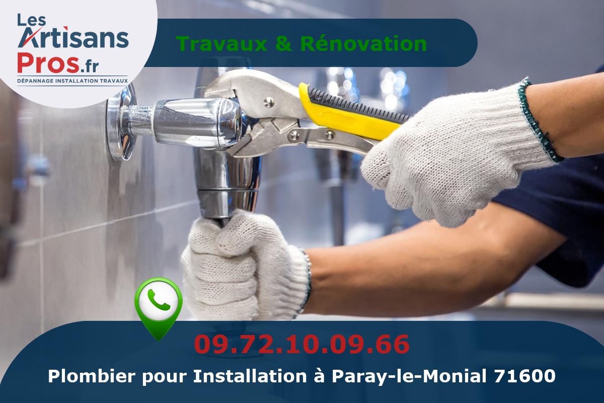 Installation de Plomberie Paray-le-Monial