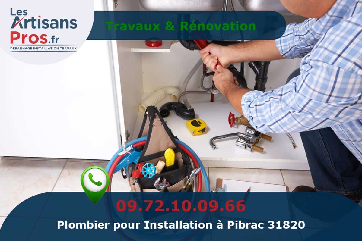 Installation de Plomberie Pibrac