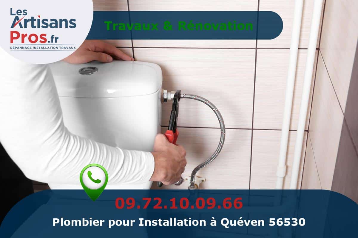 Installation de Plomberie Quéven