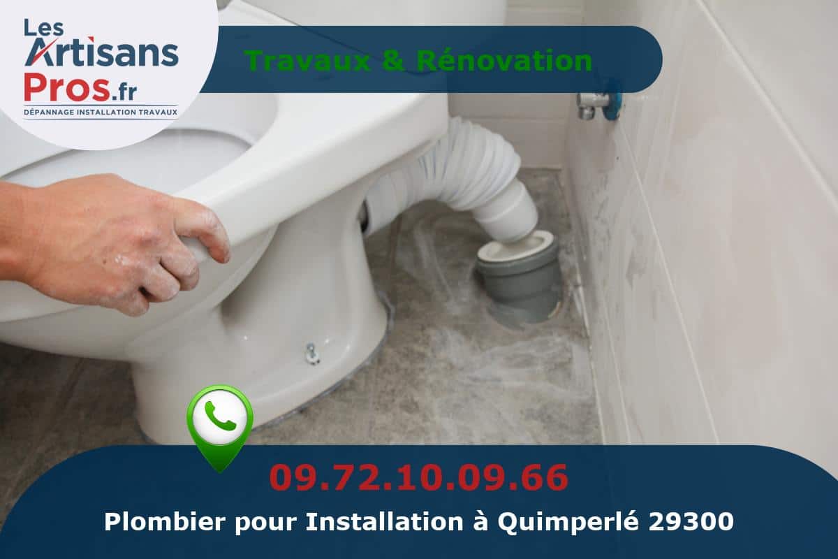 Installation de Plomberie Quimperlé