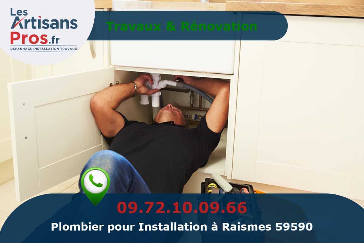 Installation de Plomberie Raismes