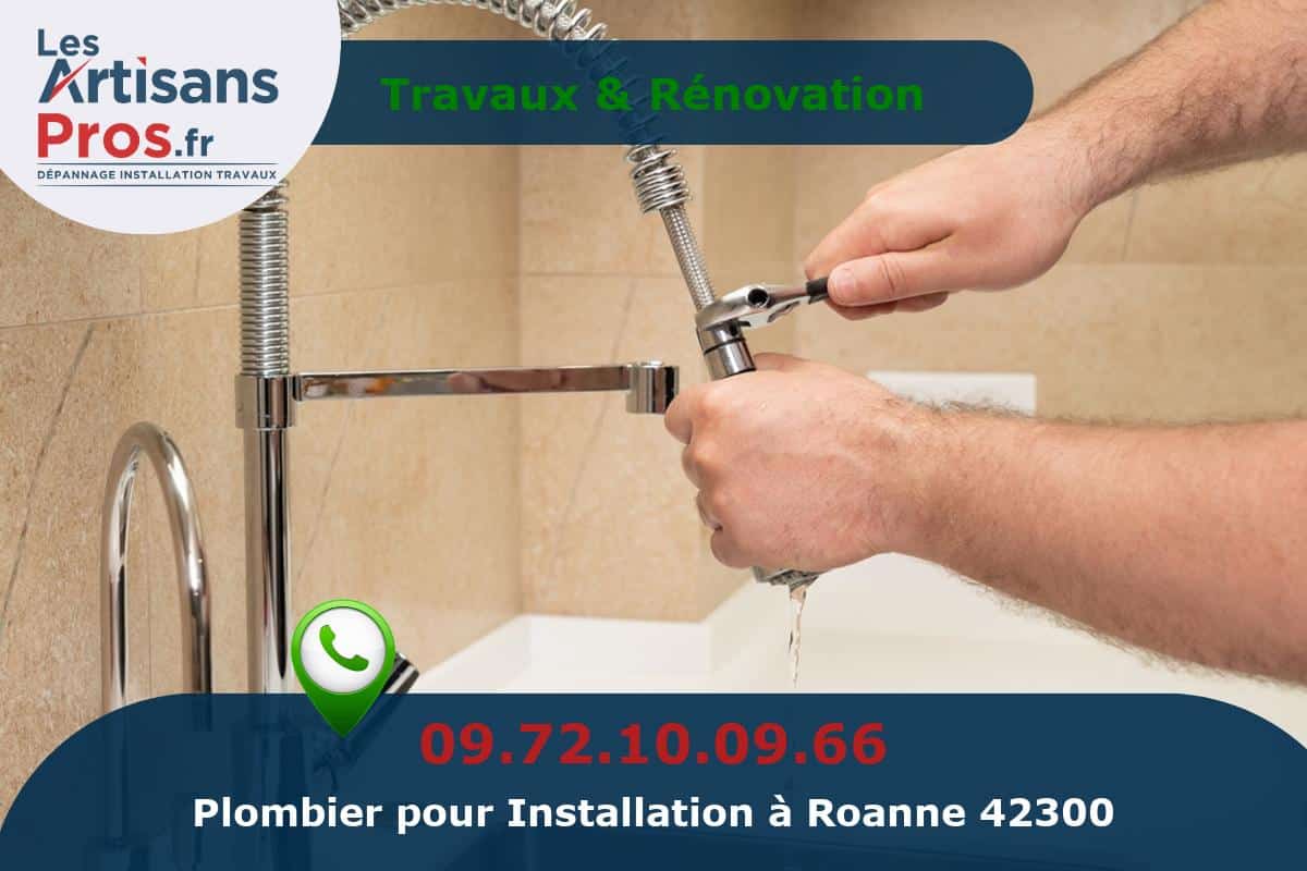 Installation de Plomberie Roanne