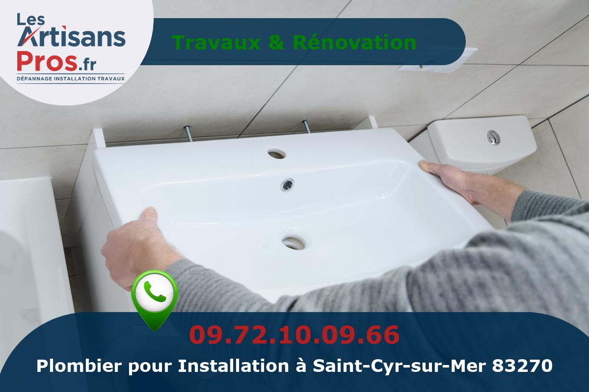 Installation de Plomberie Saint-Cyr-sur-Mer