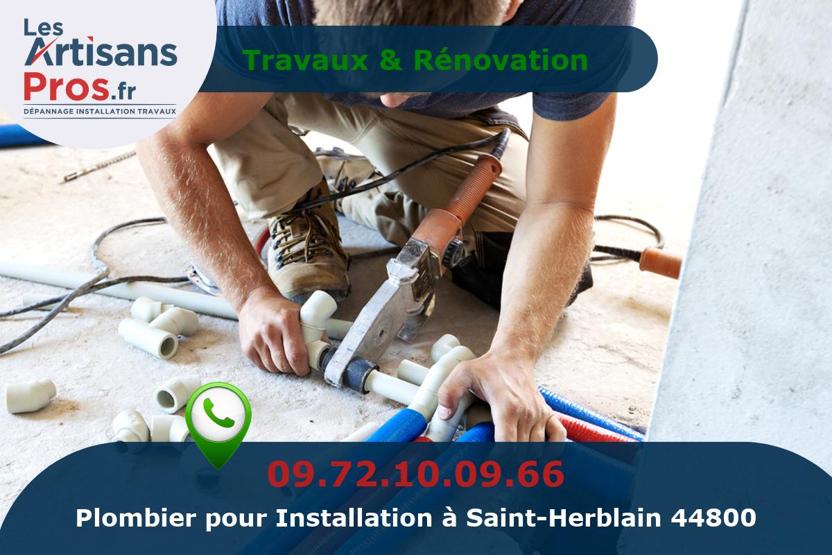 Installation de Plomberie Saint-Herblain