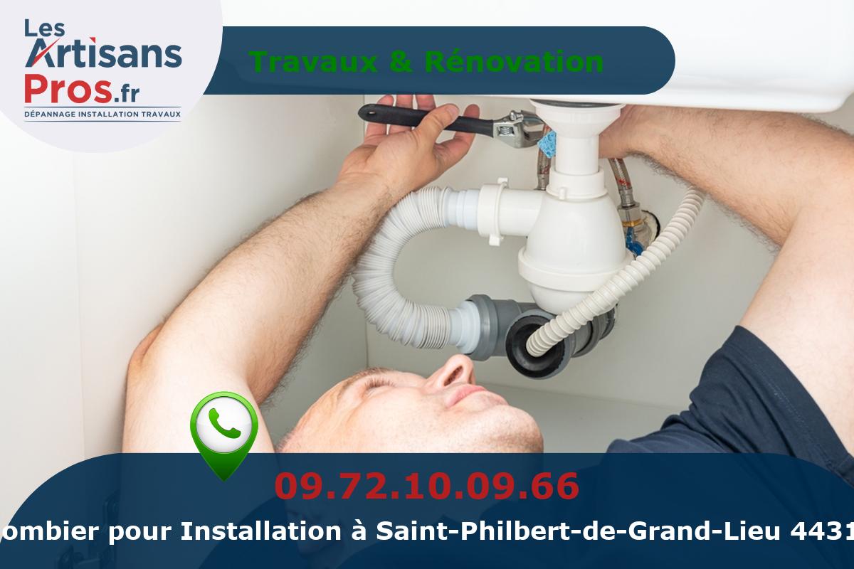 Installation de Plomberie Saint-Philbert-de-Grand-Lieu