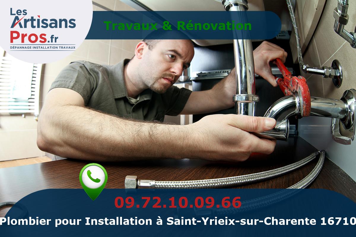 Installation de Plomberie Saint-Yrieix-sur-Charente