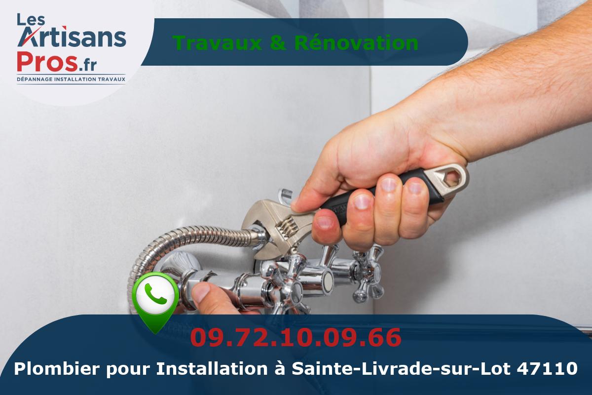 Installation de Plomberie Sainte-Livrade-sur-Lot