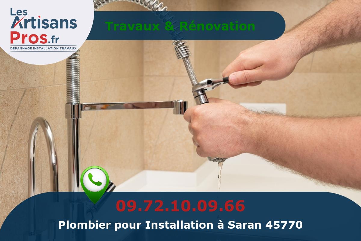 Installation de Plomberie Saran