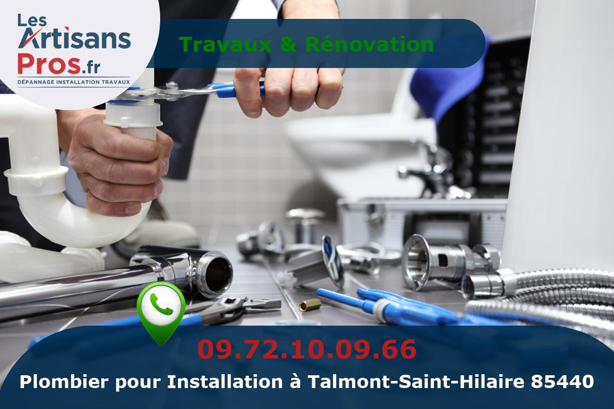 Installation de Plomberie Talmont-Saint-Hilaire