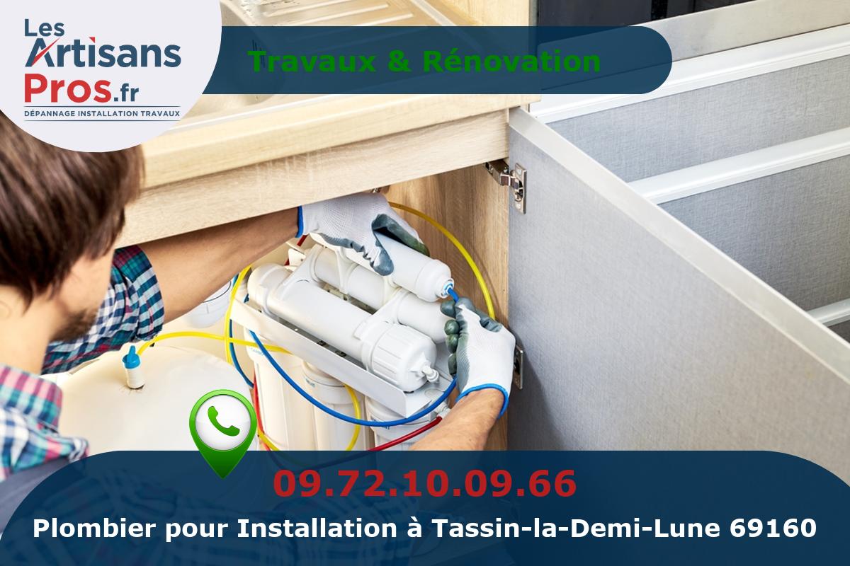 Installation de Plomberie Tassin-la-Demi-Lune