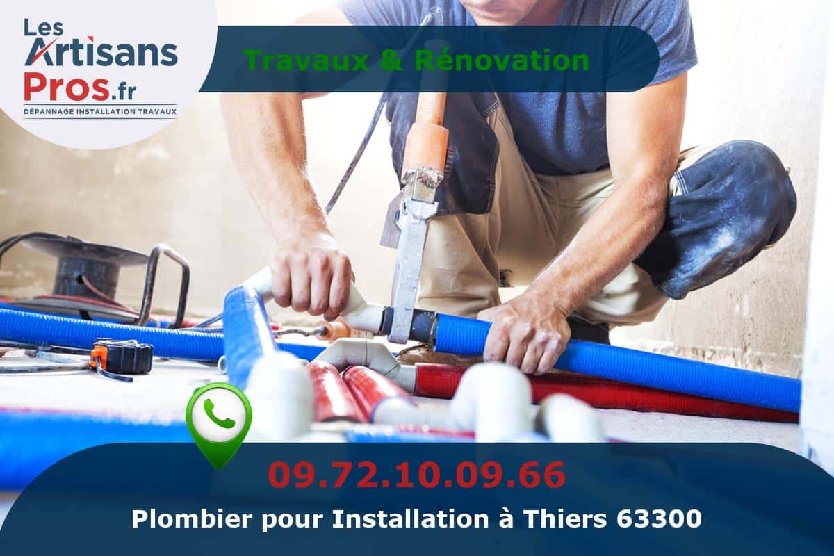 Installation de Plomberie Thiers