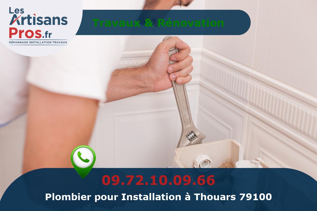 Installation de Plomberie Thouars