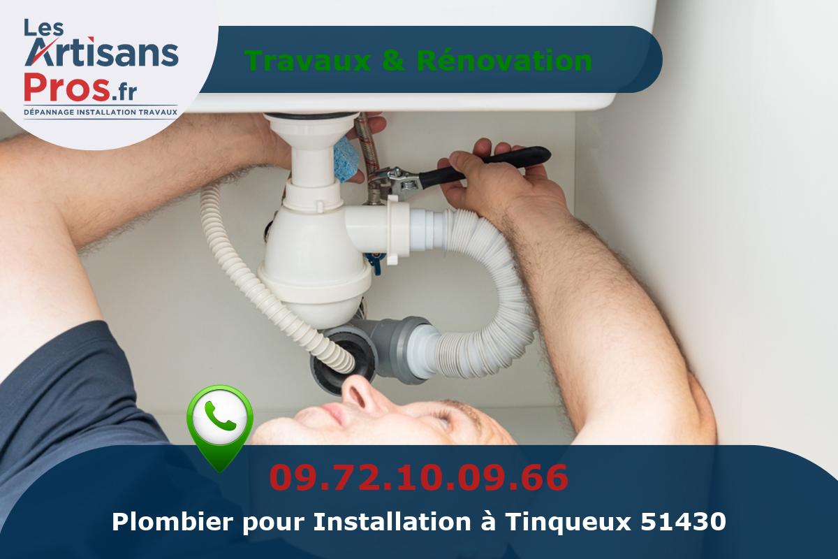 Installation de Plomberie Tinqueux