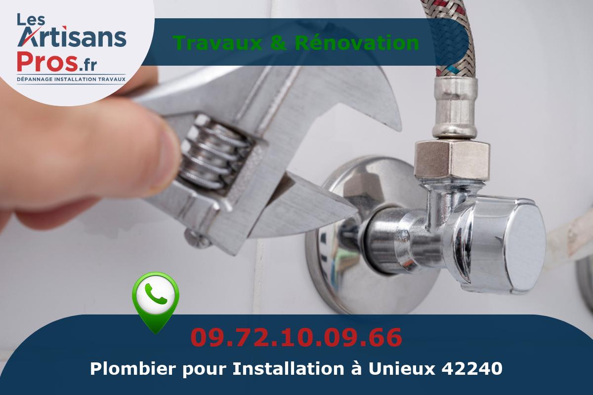 Installation de Plomberie Unieux