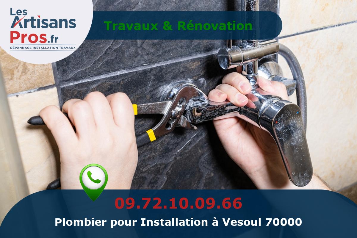 Installation de Plomberie Vesoul