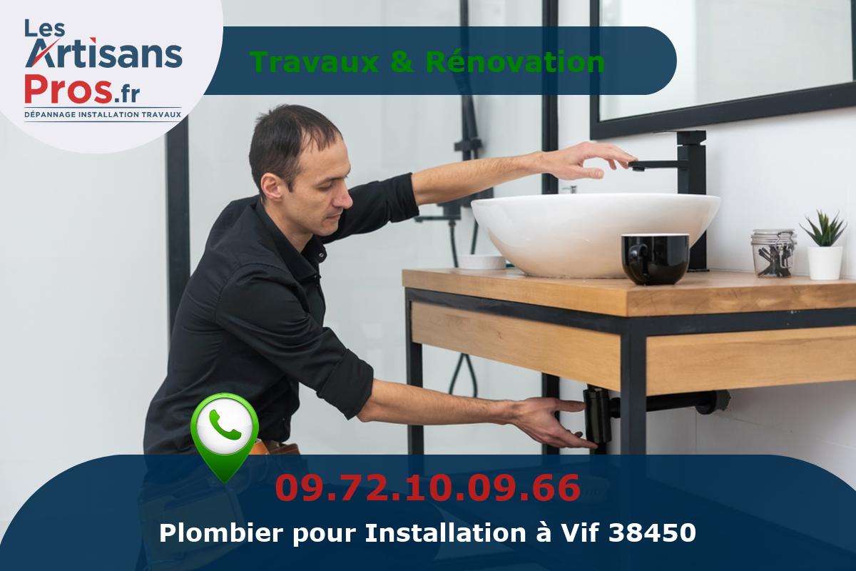 Installation de Plomberie Vif