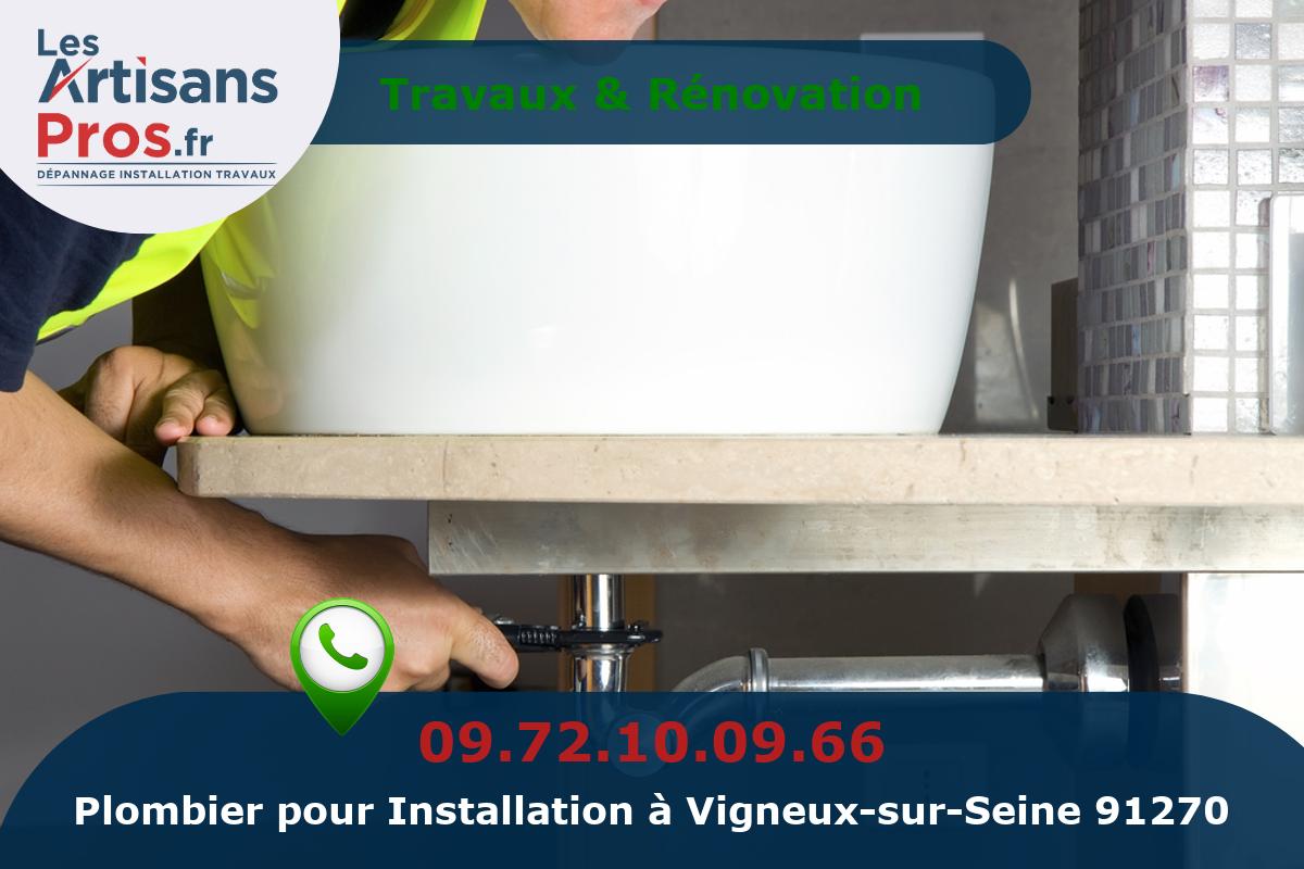 Installation de Plomberie Vigneux-sur-Seine