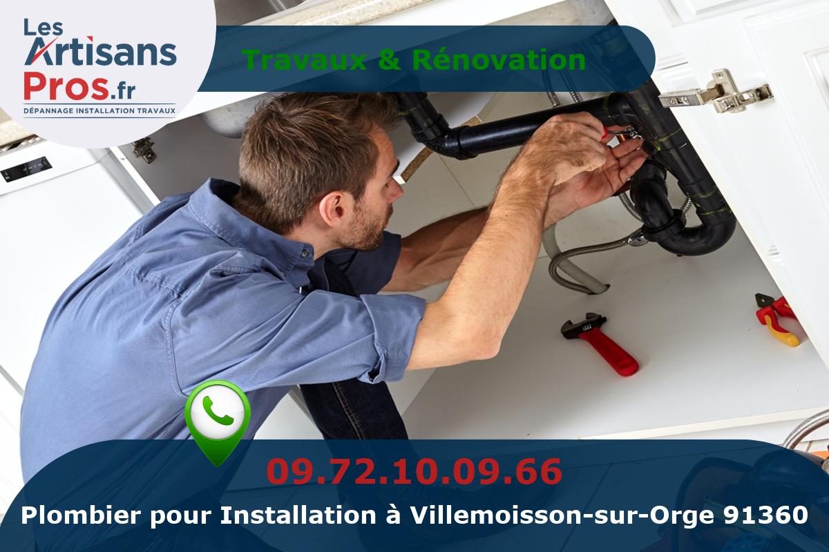 Installation de Plomberie Villemoisson-sur-Orge