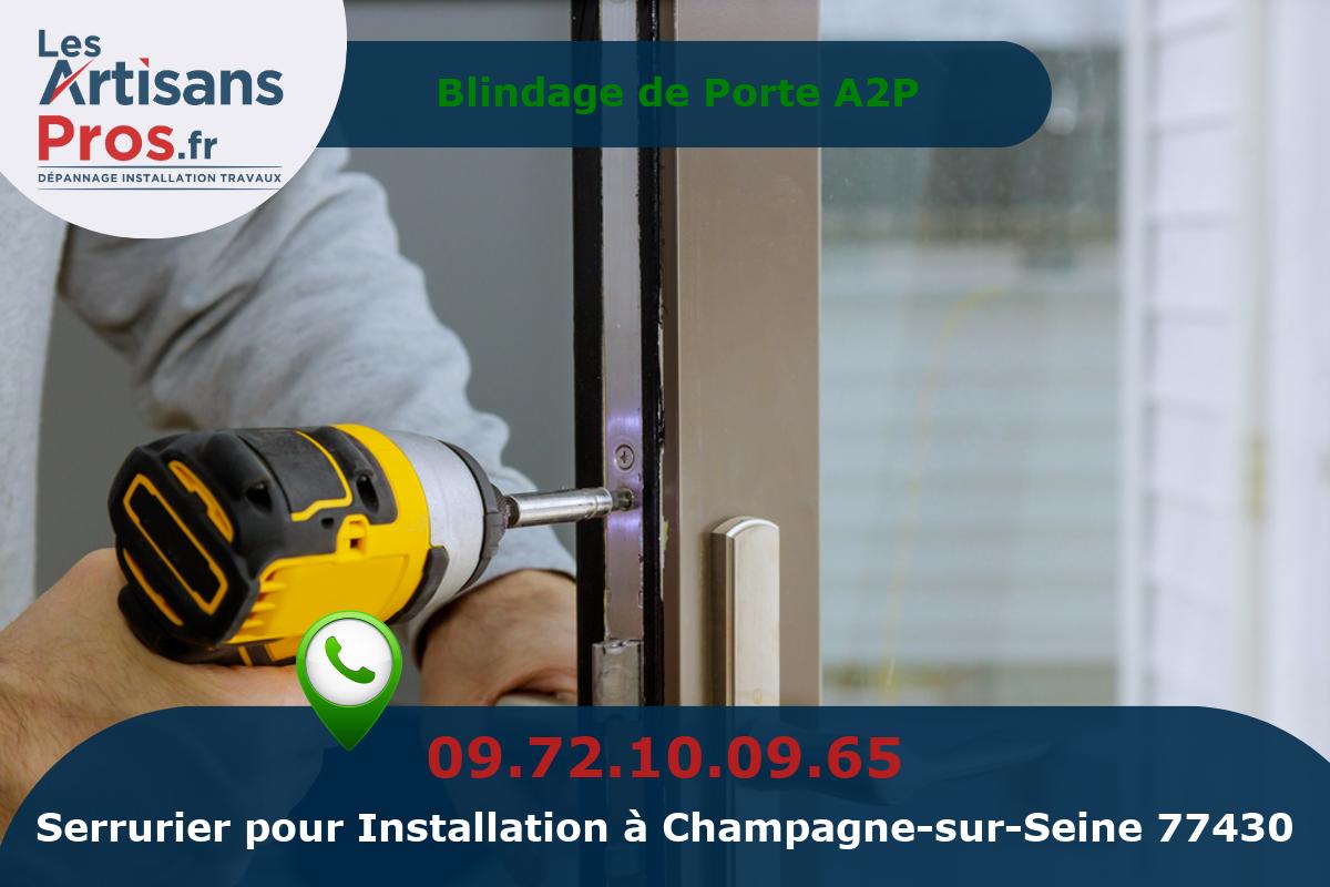 Installation de Serrurerie Champagne-sur-Seine