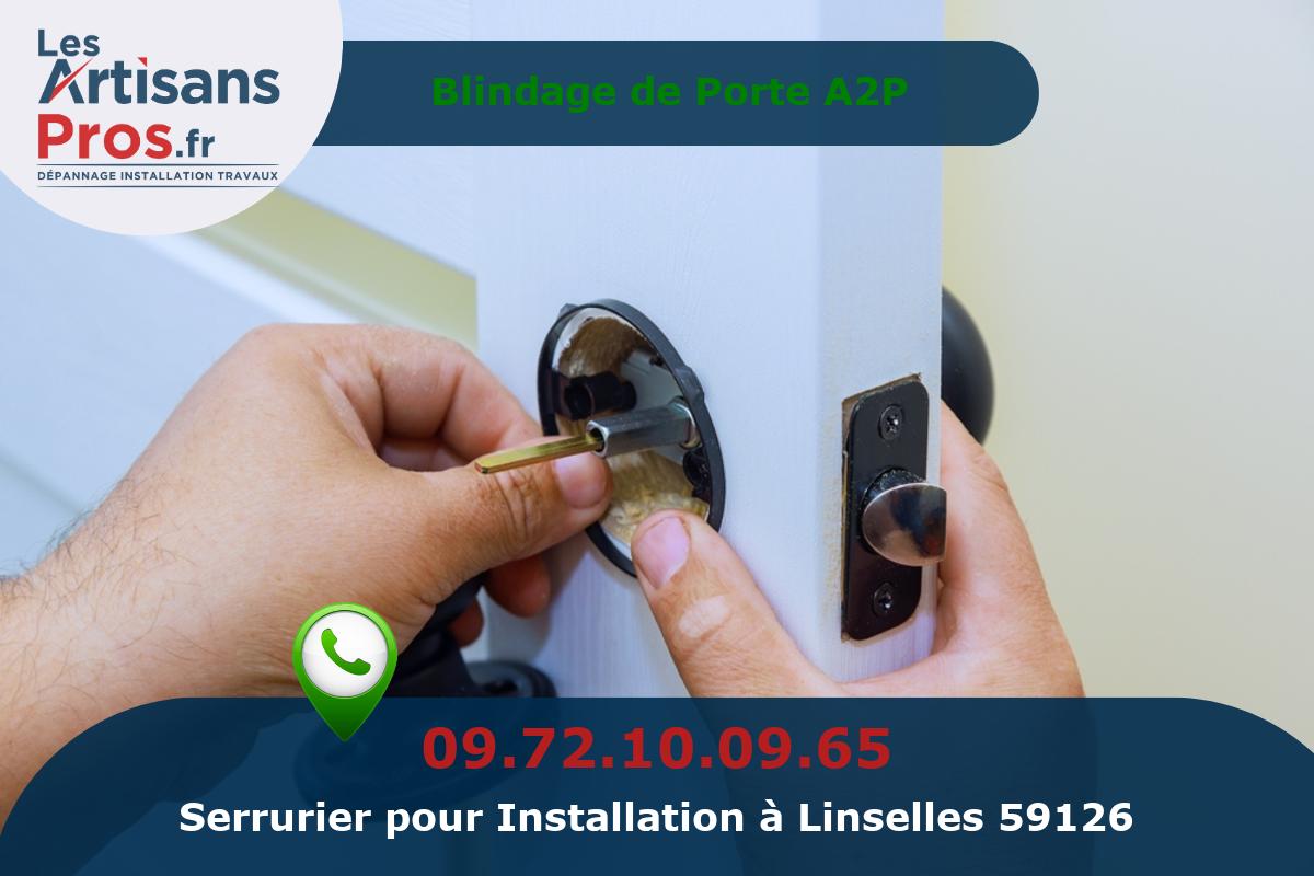 Installation de Serrurerie Linselles