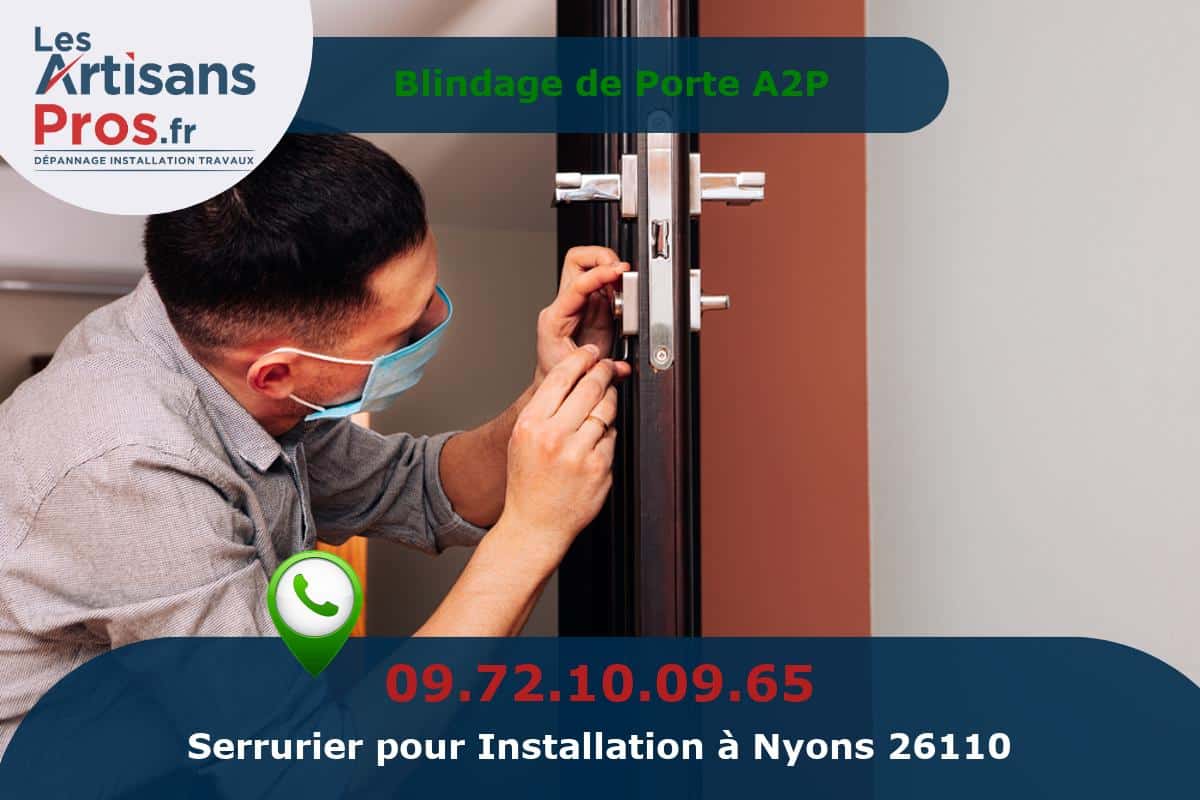 Installation de Serrurerie Nyons