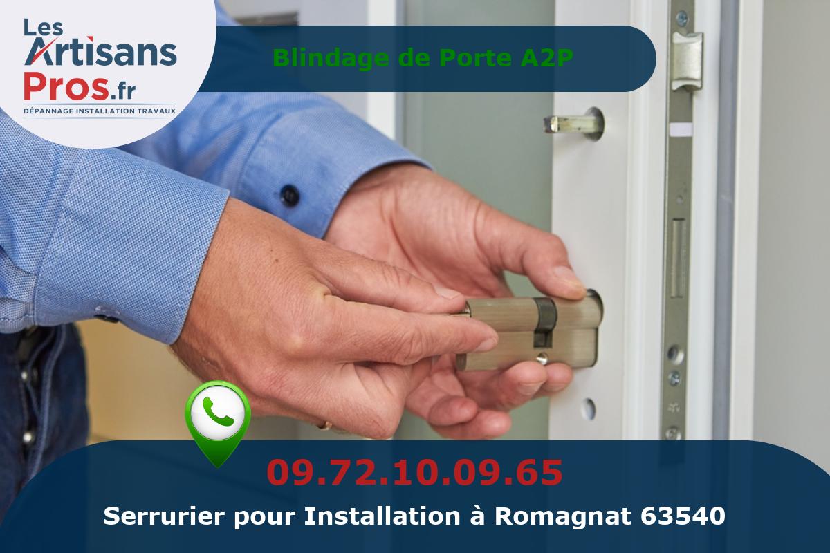 Installation de Serrurerie Romagnat