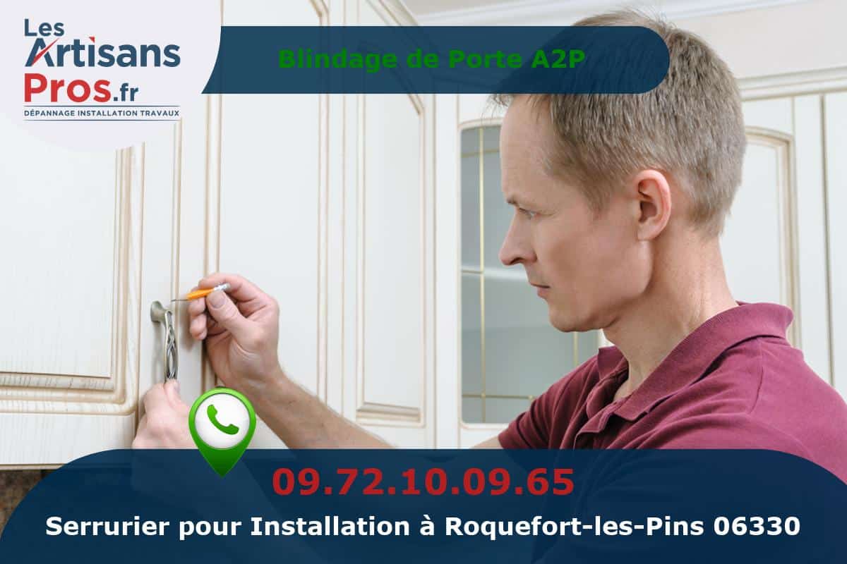 Installation de Serrurerie Roquefort-les-Pins