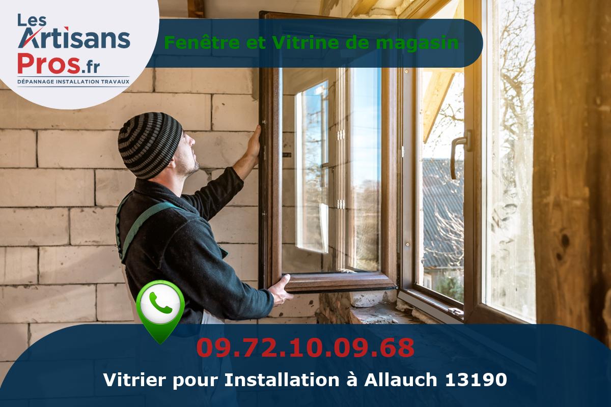 Installation de Vitrerie Allauch