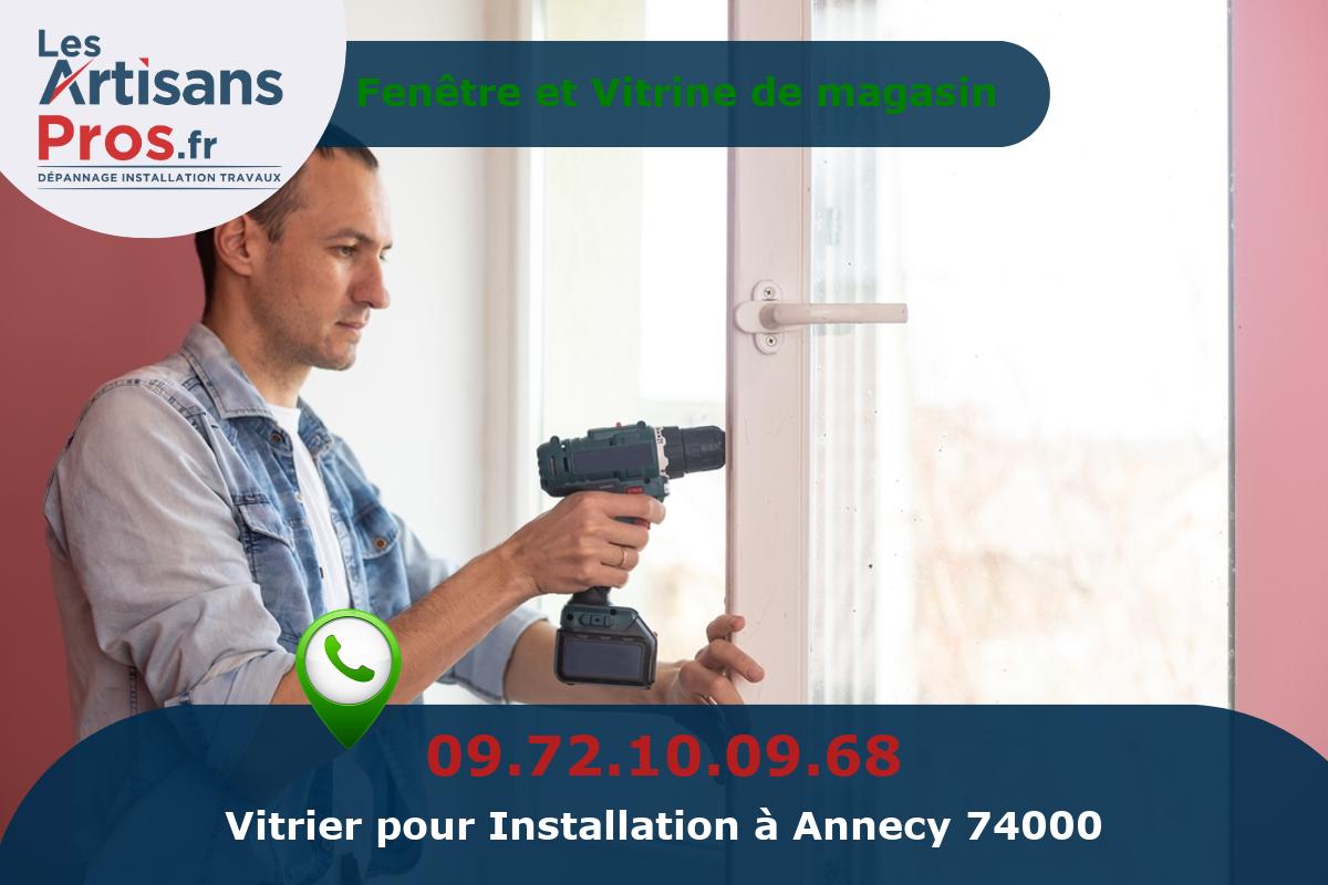 Installation de Vitrerie Annecy