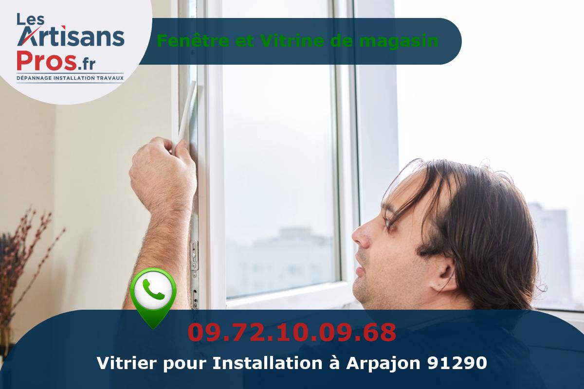 Installation de Vitrerie Arpajon