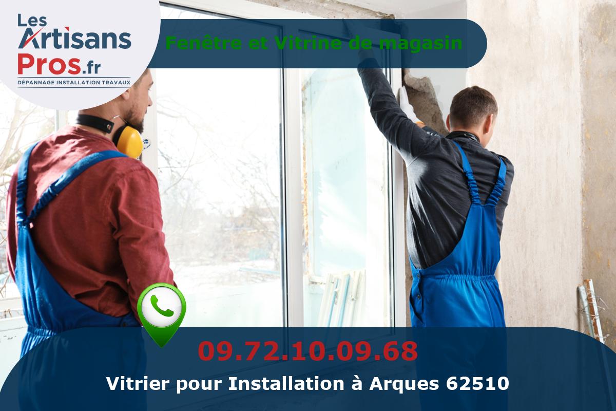 Installation de Vitrerie Arques