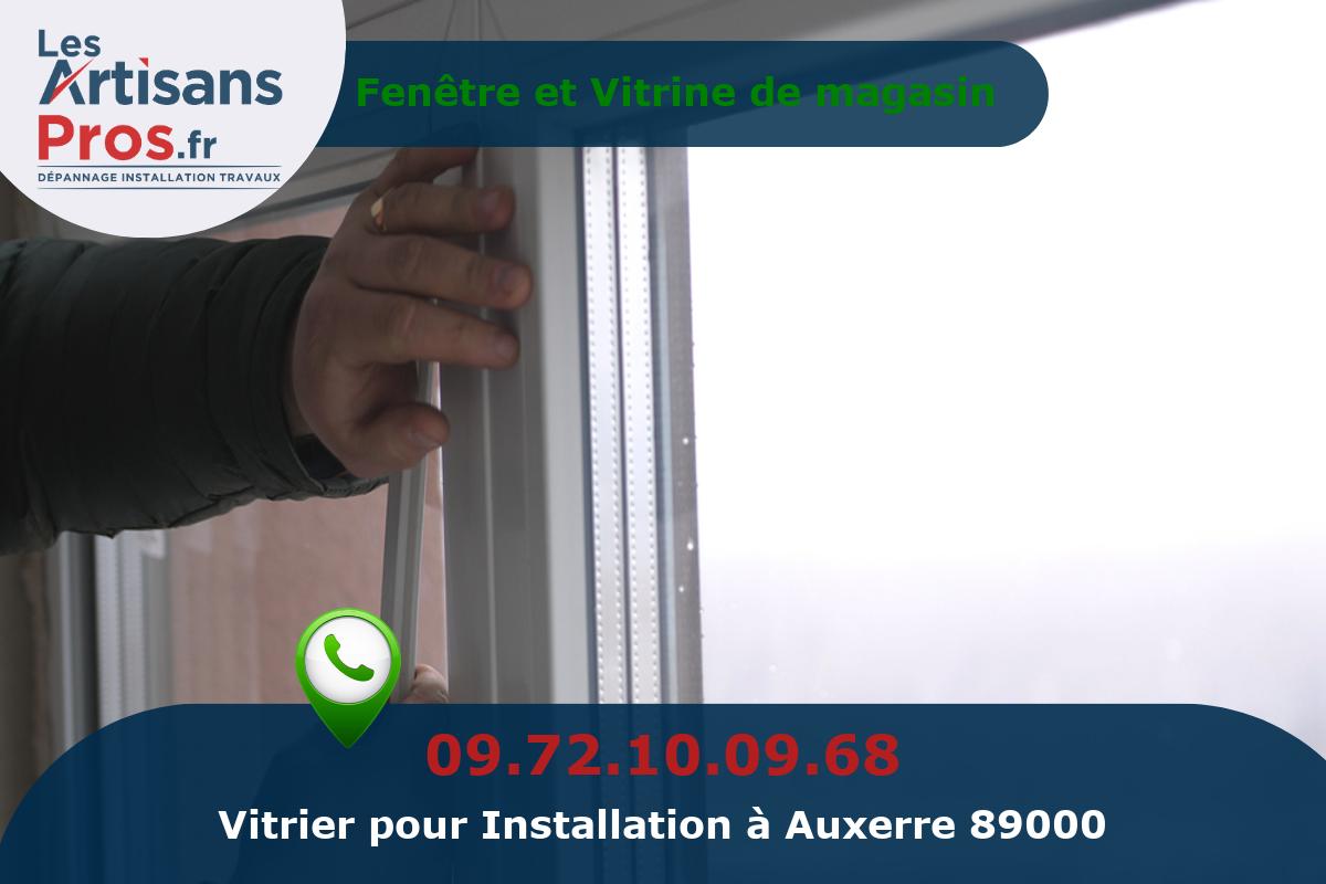 Installation de Vitrerie Auxerre