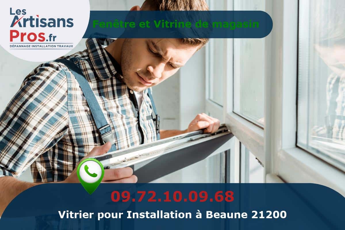 Installation de Vitrerie Beaune