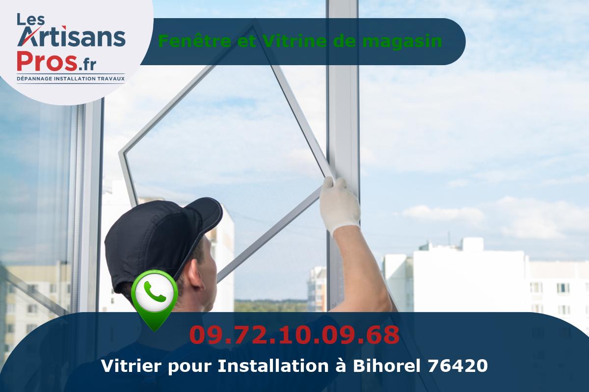 Installation de Vitrerie Bihorel