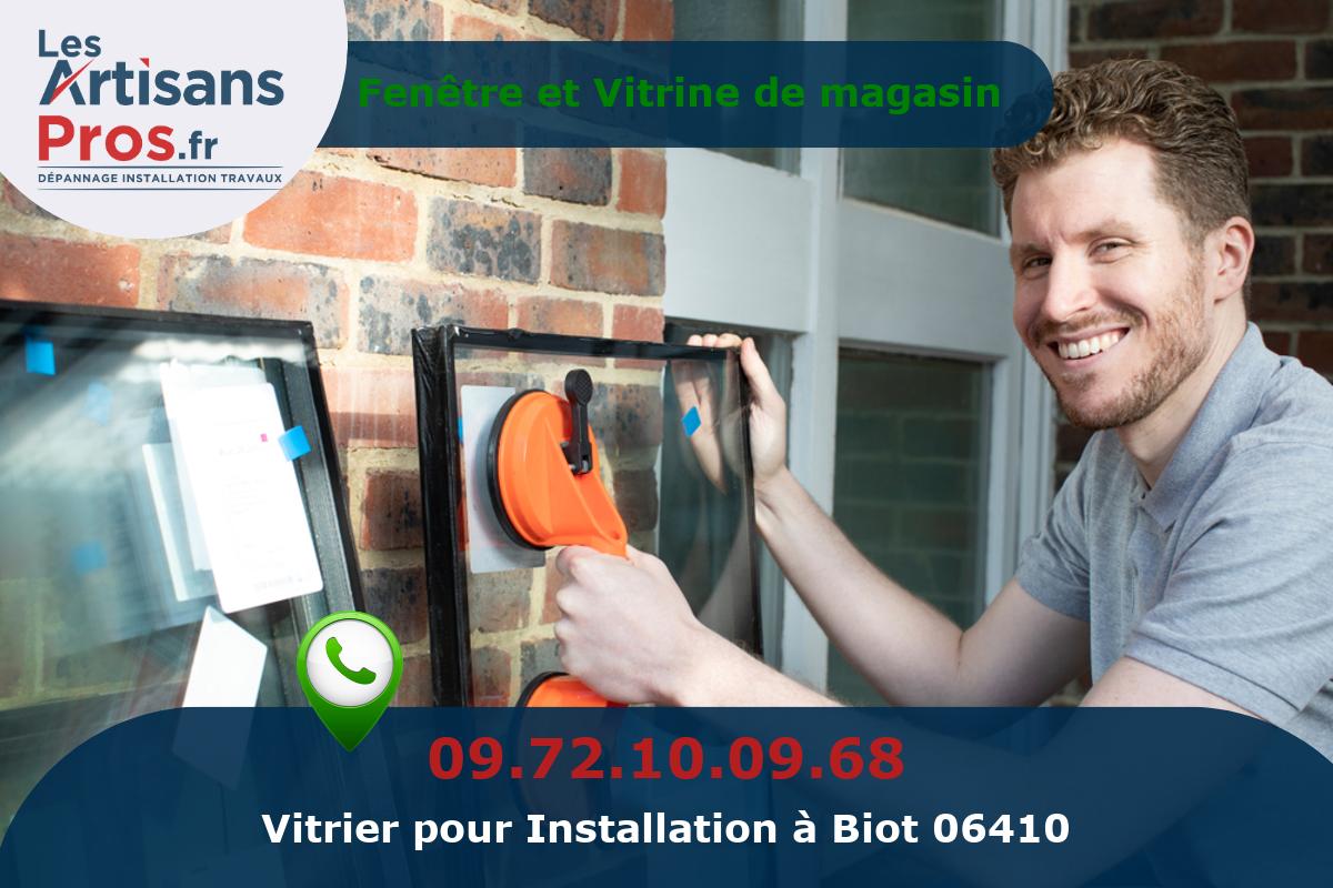 Installation de Vitrerie Biot