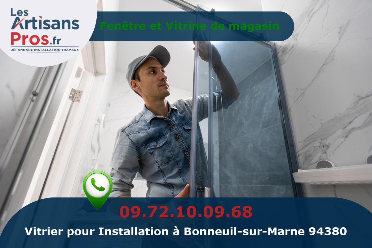 Installation de Vitrerie Bonneuil-sur-Marne