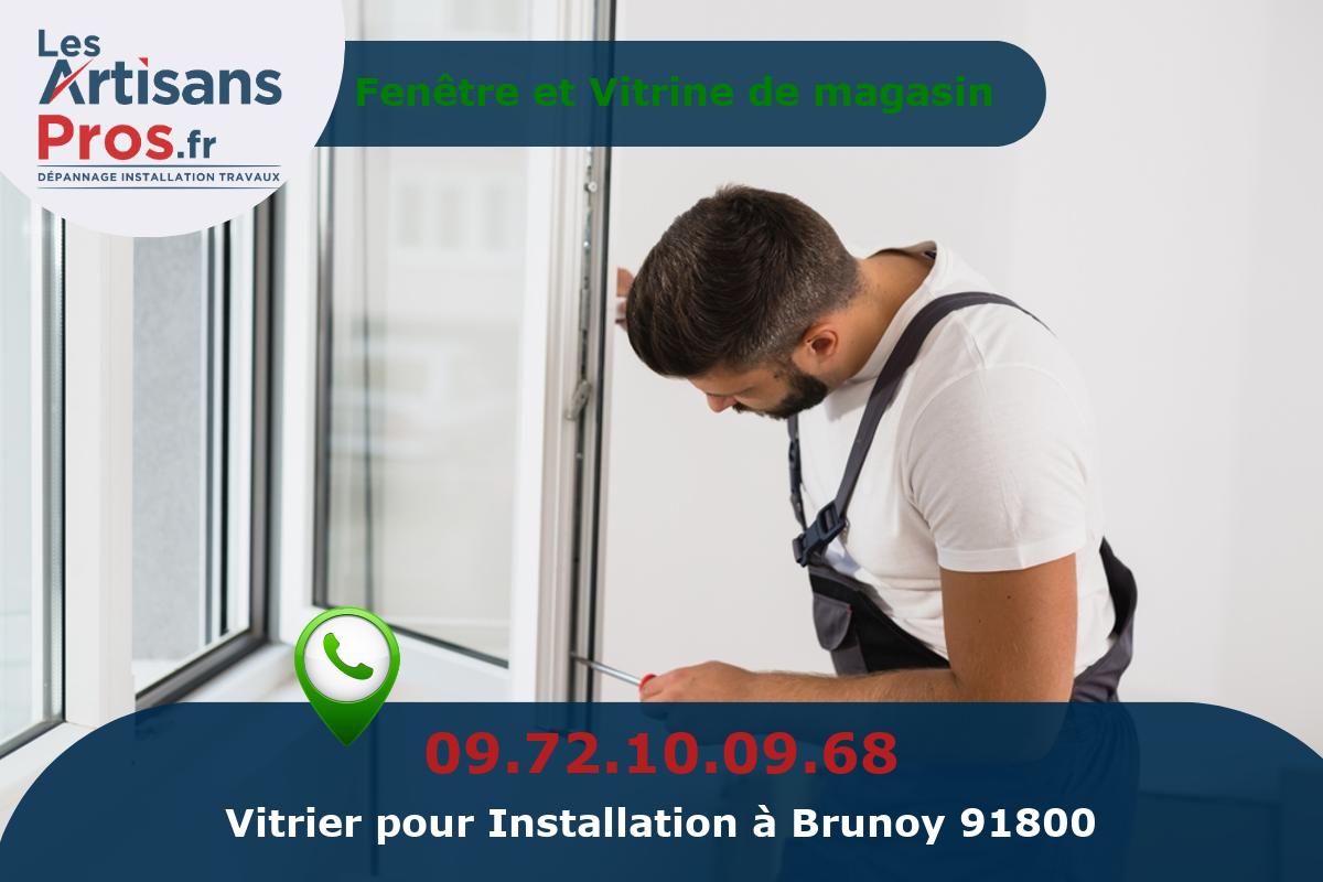 Installation de Vitrerie Brunoy