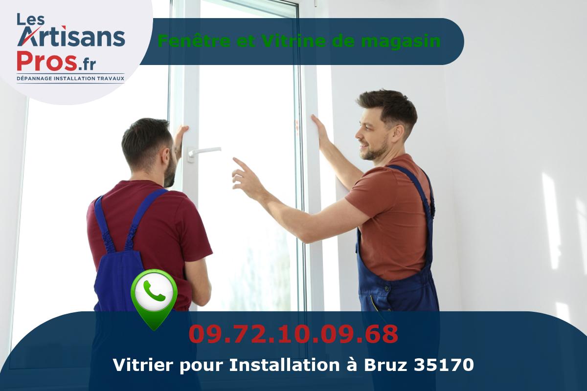 Installation de Vitrerie Bruz