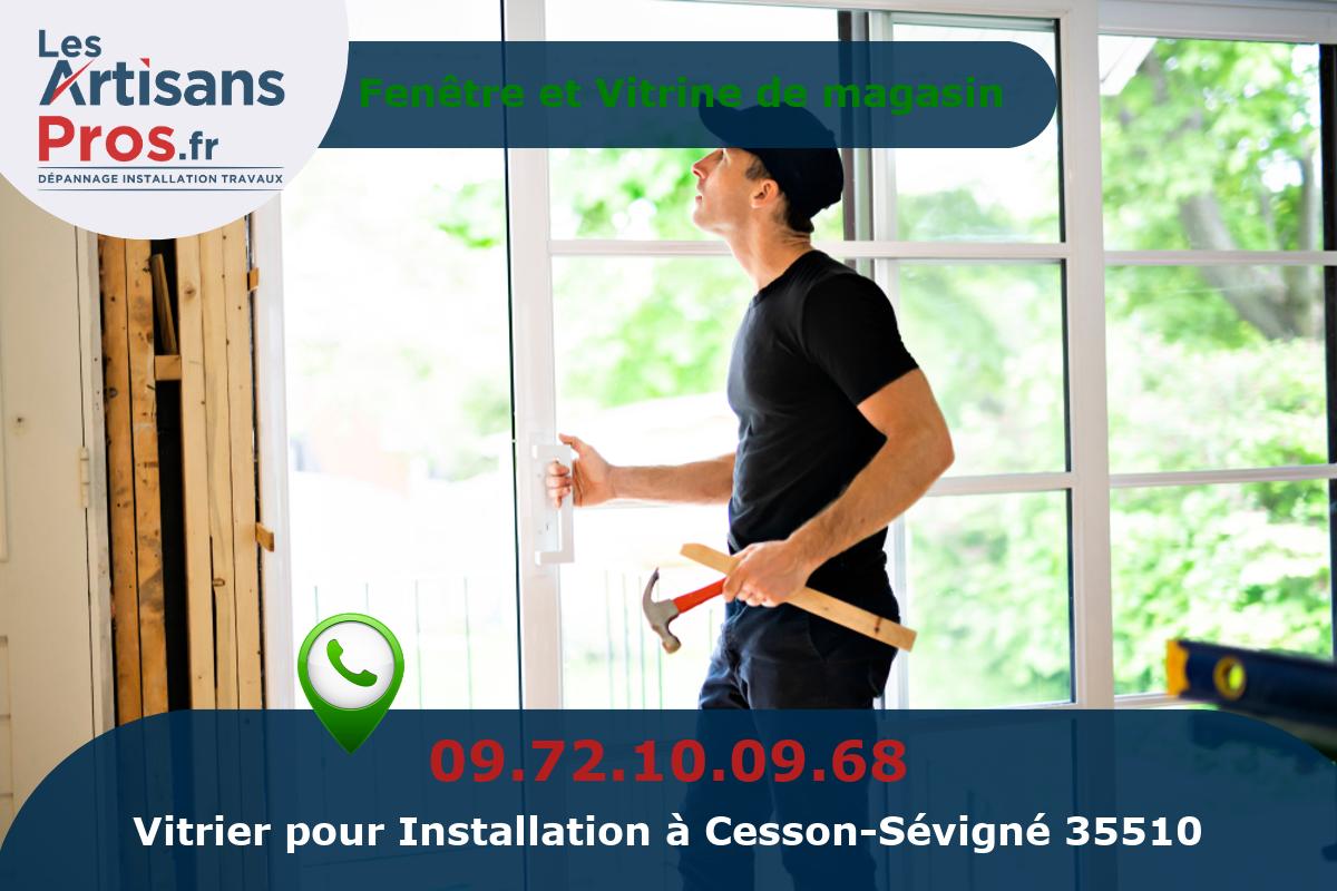 Installation de Vitrerie Cesson-Sévigné