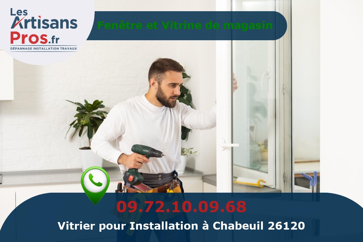 Installation de Vitrerie Chabeuil