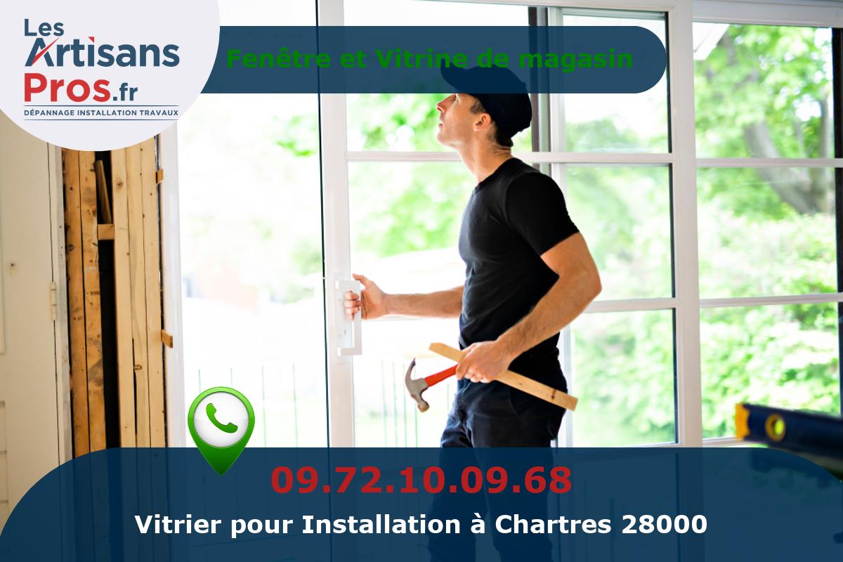 Installation de Vitrerie Chartres