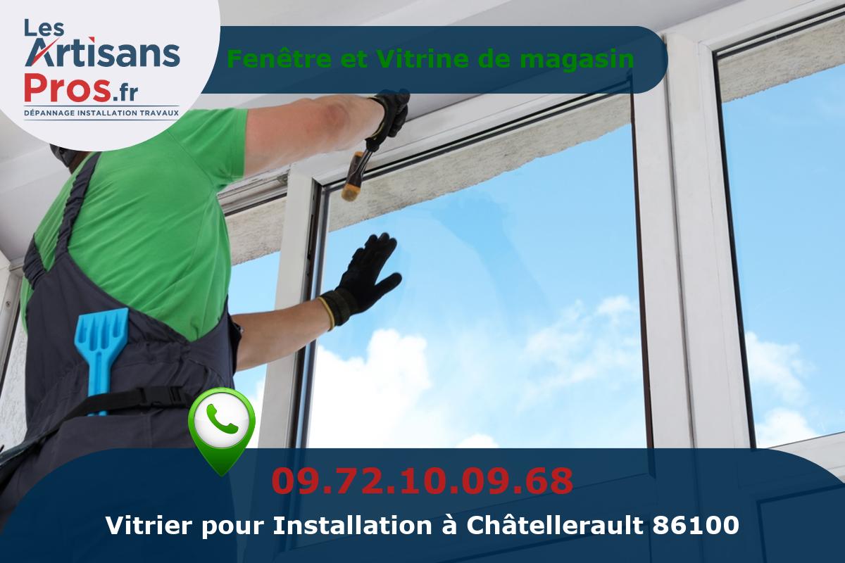 Installation de Vitrerie Châtellerault