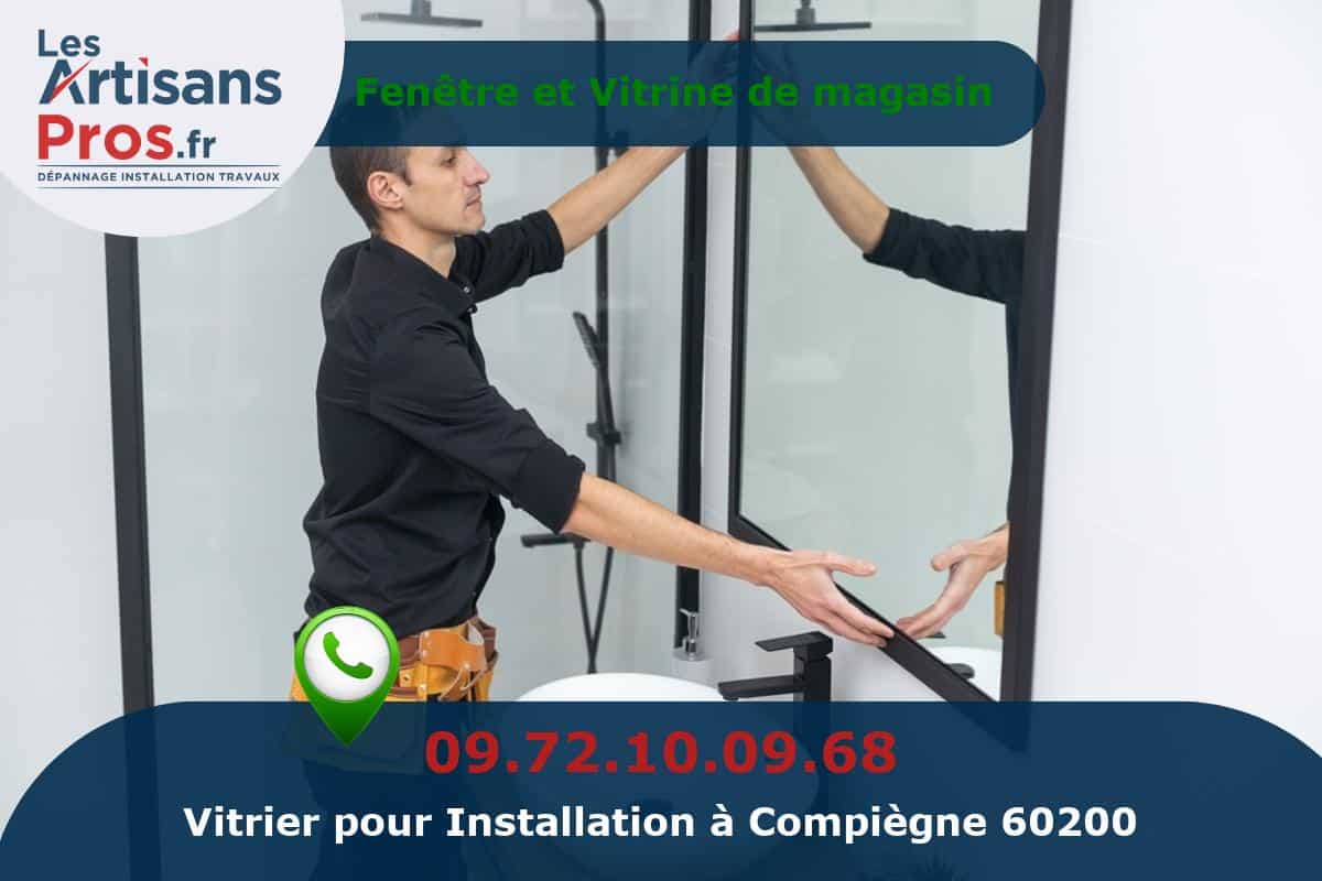 Installation de Vitrerie Compiègne