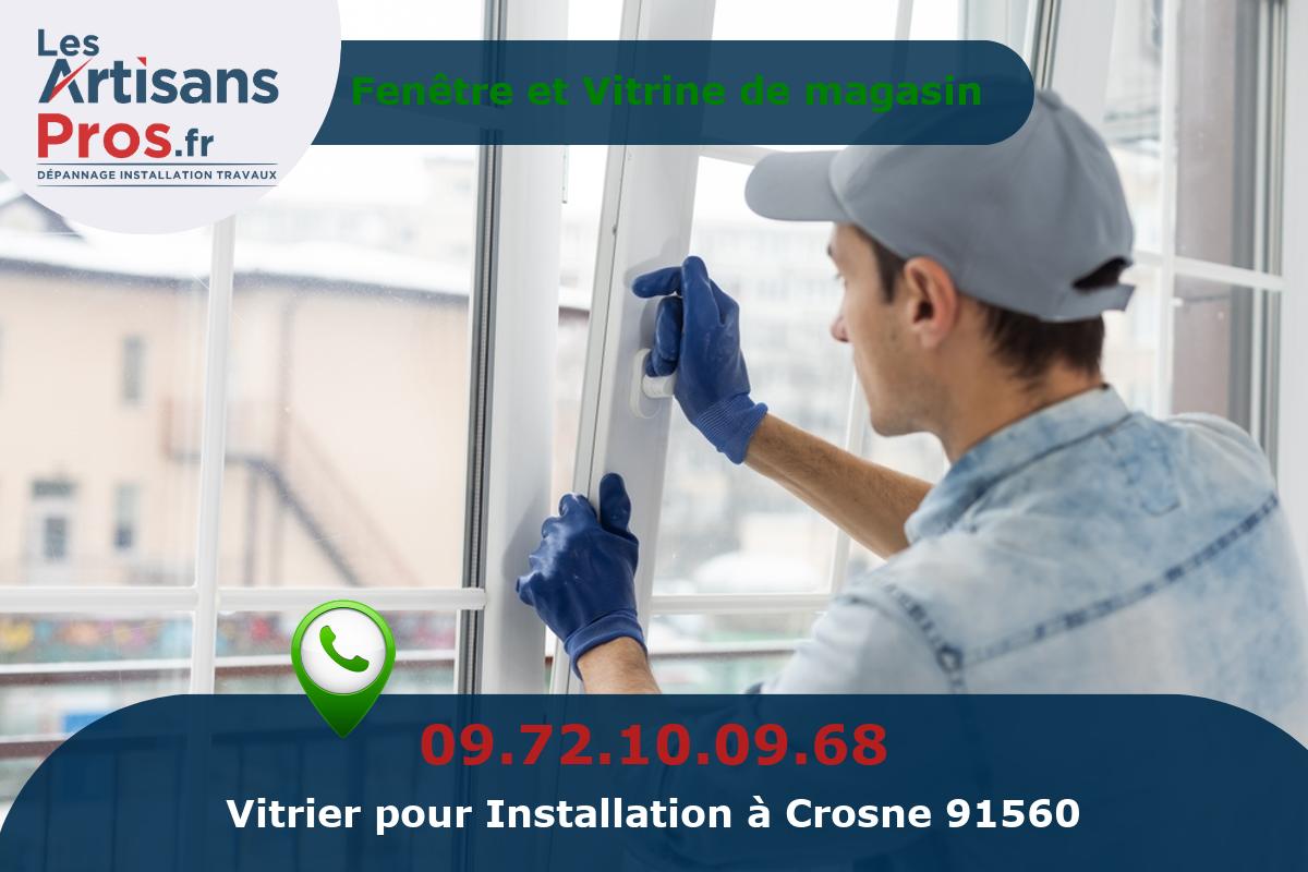 Installation de Vitrerie Crosne