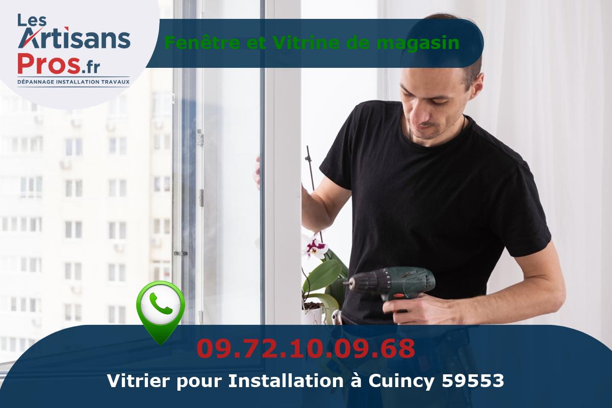 Installation de Vitrerie Cuincy