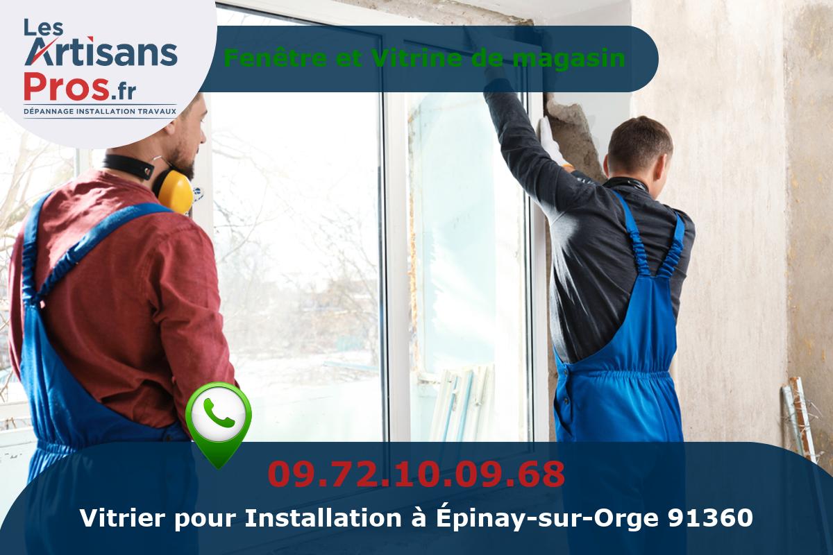 Installation de Vitrerie Épinay-sur-Orge