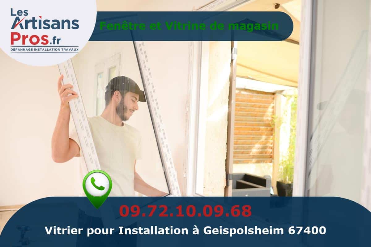 Installation de Vitrerie Geispolsheim