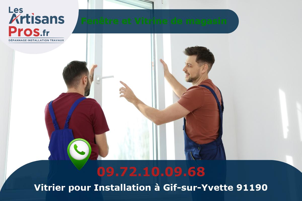 Installation de Vitrerie Gif-sur-Yvette