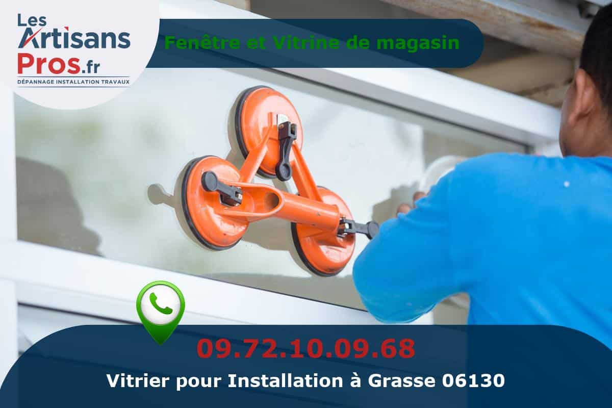 Installation de Vitrerie Grasse